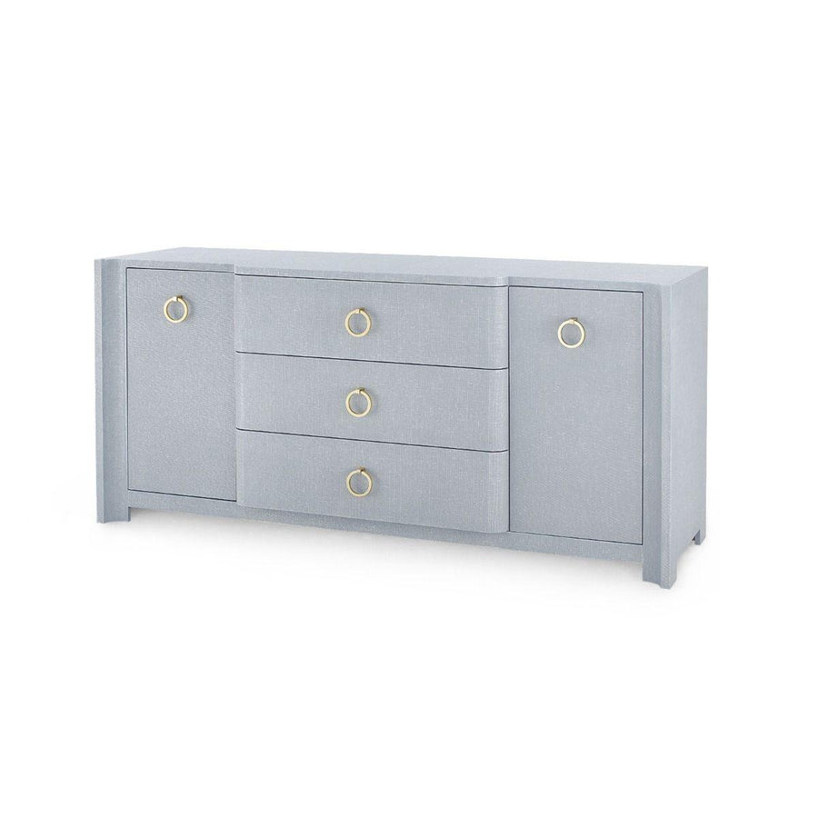 Audrey 3-Drawer & 2-Drawer Cabinet, Gray - Maison Vogue