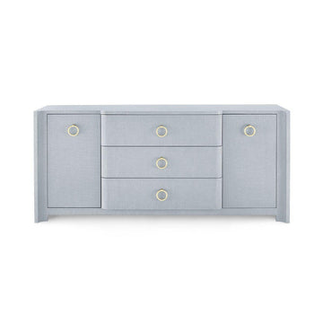 Audrey 3-Drawer & 2-Drawer Cabinet, Gray - Maison Vogue