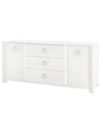 Audrey 3-Drawer & 2-Door Cabinet, White - Maison Vogue