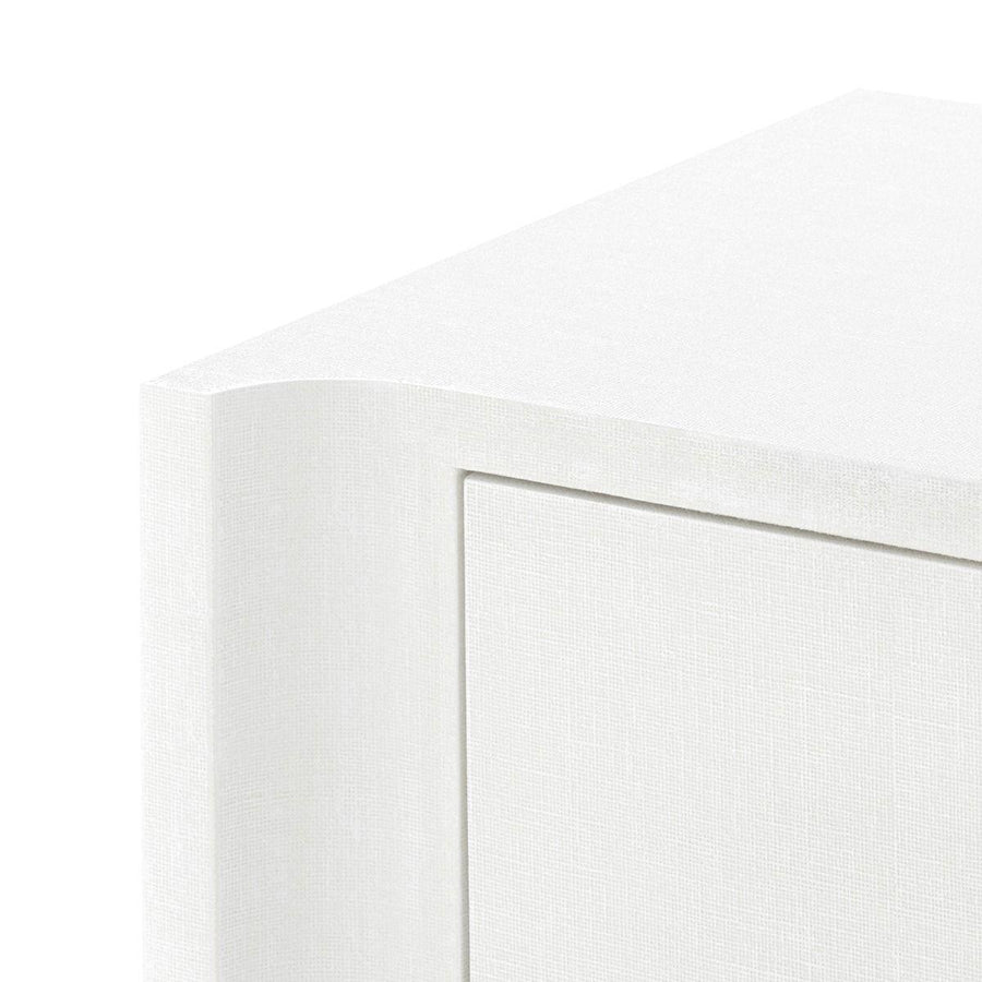 Audrey 3-Drawer & 2-Door Cabinet, White - Maison Vogue