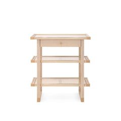 Austin Side Table, Bleached Cerused Oak - Maison Vogue