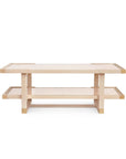 Austin Coffee Table, Bleached Cerused Oak - Maison Vogue