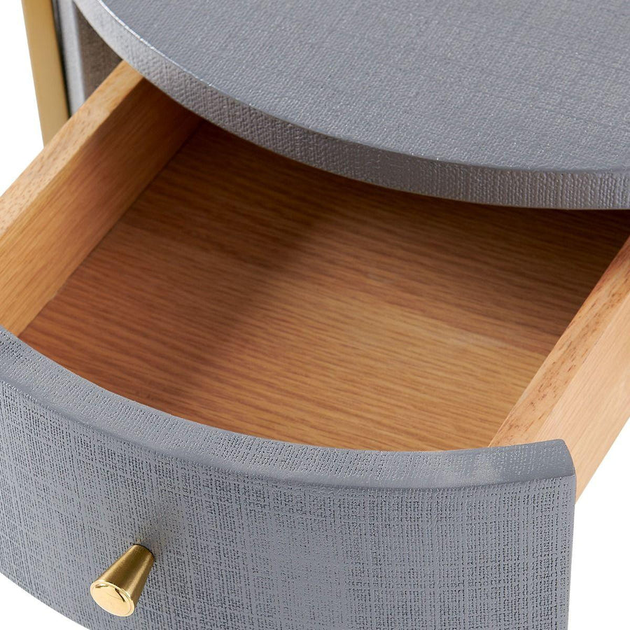 BODRUM SIDE TABLE, GRAY - Maison Vogue