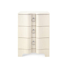BARDOT 3-DRAWER SIDE TABLE, NATURAL - Maison Vogue