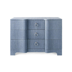 Bardot Large 3-Drawer, Navy Blue - Maison Vogue