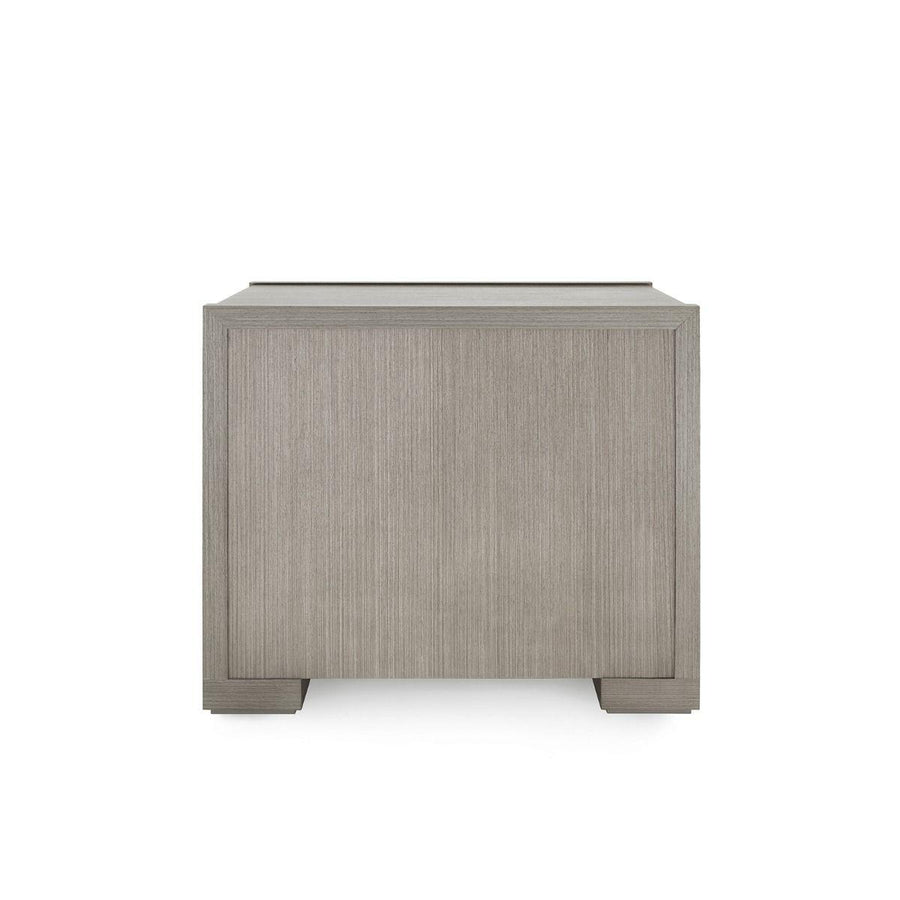 Blake 3-Drawer Side Table, Taupe Grey - Maison Vogue