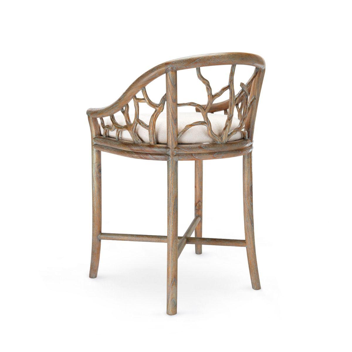 BOSCO COUNTER STOOL, DRIFTWOOD - Maison Vogue