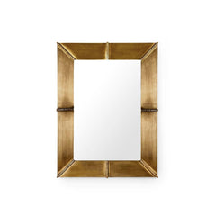 BREA MIRROR, ANTIQUE BRASS - Maison Vogue