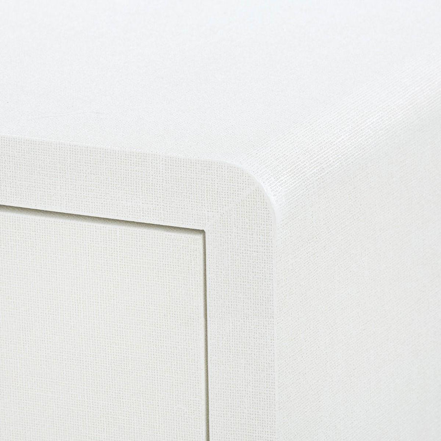 Bryant Linen Extra Wide 6-Drawer, White Linen - Maison Vogue