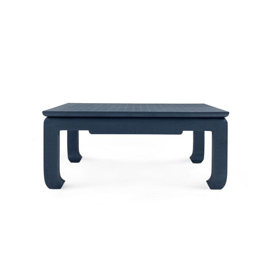 Bethany Large Square Coffee Table, Navy Blue - Maison Vogue