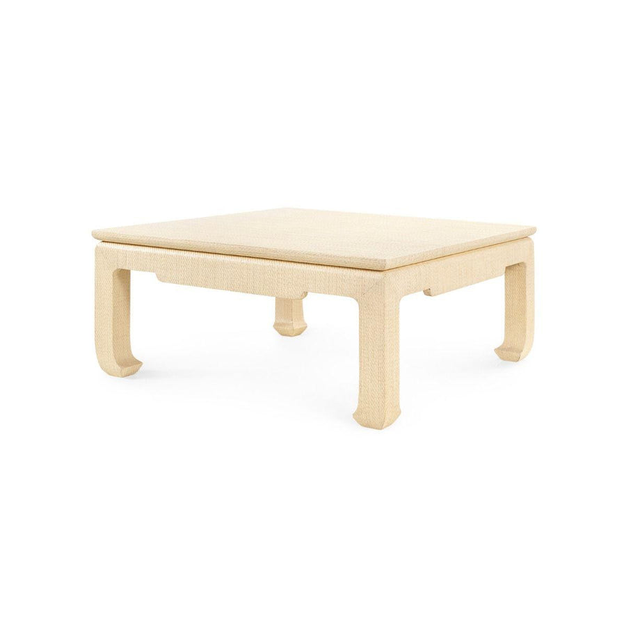 Bethany Large Square Coffee Table, Natural - Maison Vogue