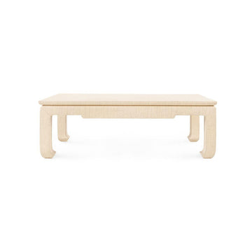 Bethany Large Rectangular Coffee Table, Natural - Maison Vogue
