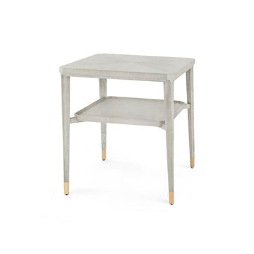 Bertram Side Table, Gray - Maison Vogue
