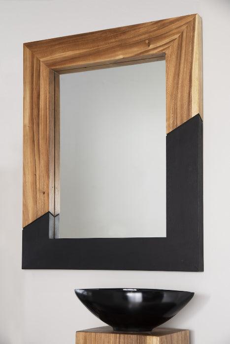 Geometry Small Natural Mirror - Maison Vogue