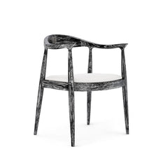 DANISH ARMCHAIR, BLACK - Maison Vogue