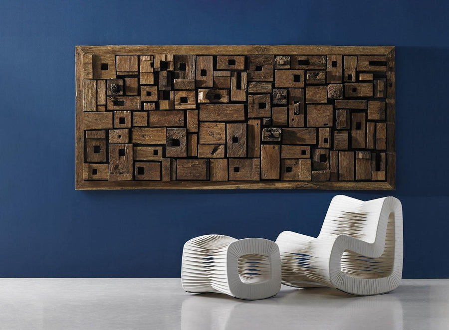 Asken Wall Art Wood, LG - Maison Vogue