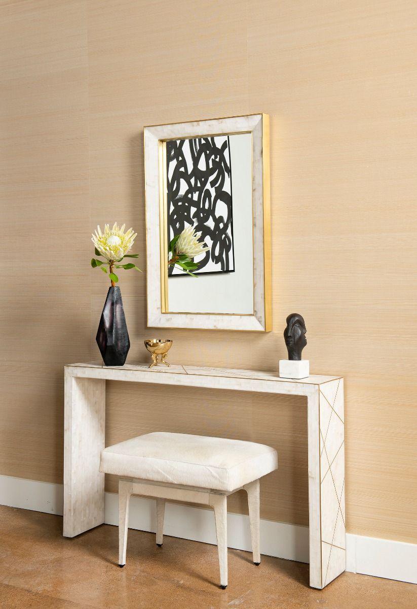 ELGIN CONSOLE, WHITE - Maison Vogue