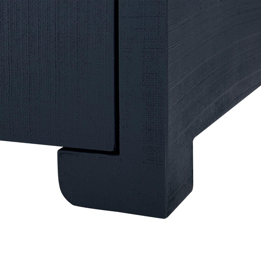 Elina 3-Drawer Side Table, Navy Blue - Maison Vogue