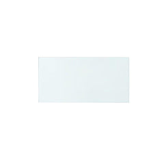Elina 3-Drawer Side Table Glass Top, Clear - Maison Vogue