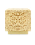 EMIL 2-DRAWER SIDE TABLE, BURL - Maison Vogue