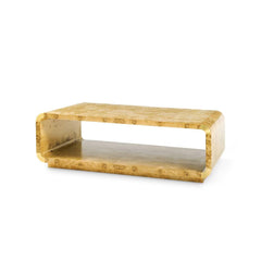 Emil Coffee Table, Burl - Maison Vogue