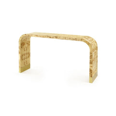 EMIL CONSOLE, BURL - Maison Vogue