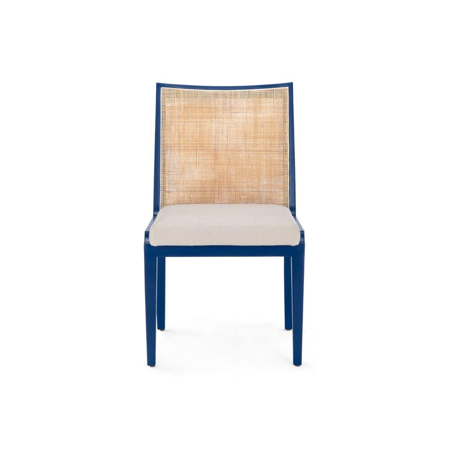 Ernest Side Chair, Navy Blue - Maison Vogue