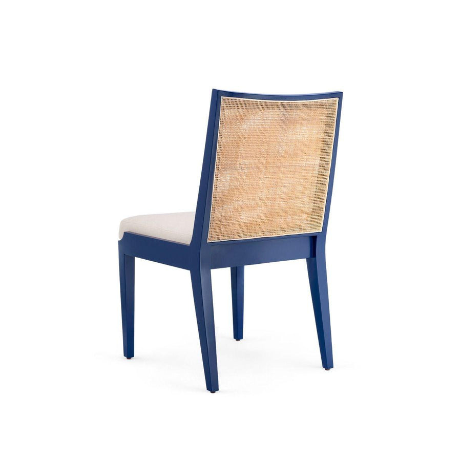Ernest Side Chair, Navy Blue - Maison Vogue