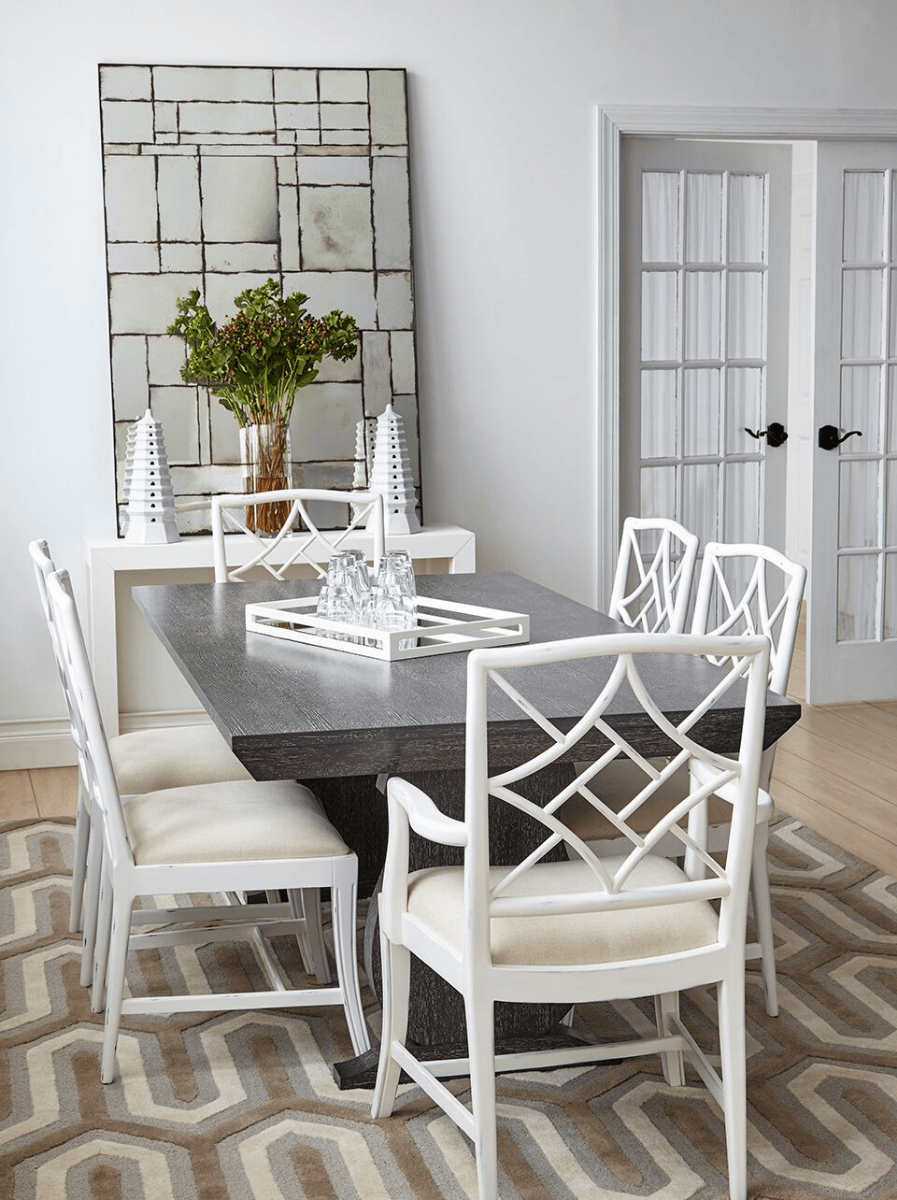 EVELYN SIDE CHAIR, WHITE - Maison Vogue