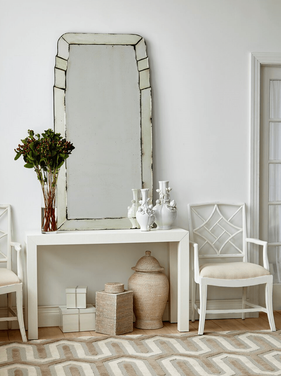 EVELYN ARMCHAIR, WHITE - Maison Vogue
