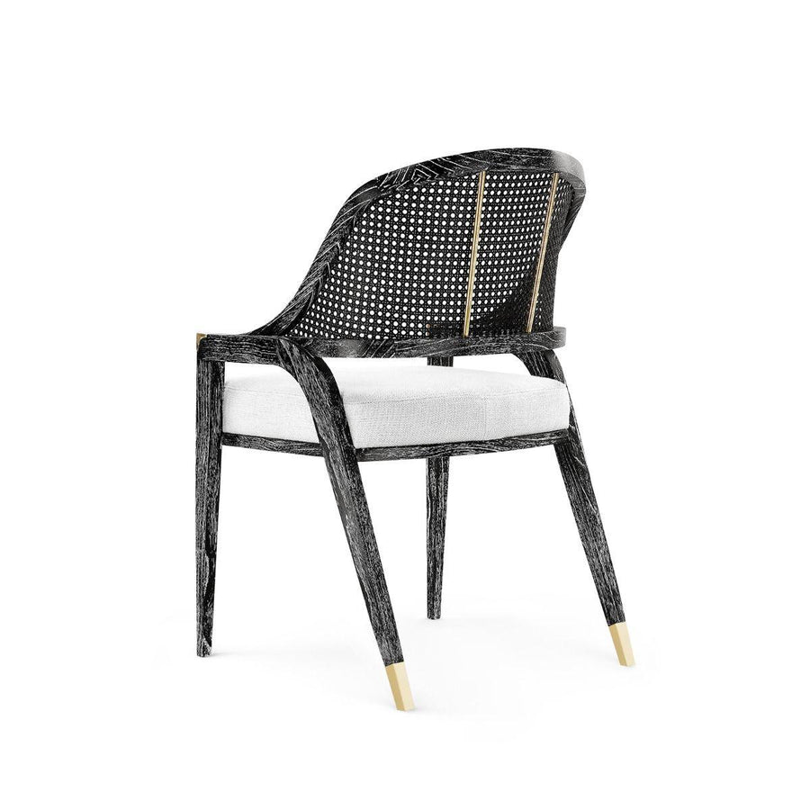 Edward Dining Chair, Black - Maison Vogue