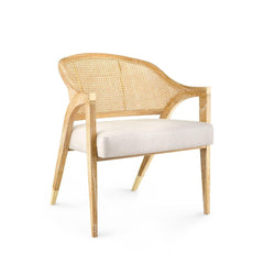 EDWARD LOUNGE CHAIR, NATURAL - Maison Vogue