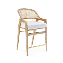 EDWARD COUNTER STOOL, NATURAL - Maison Vogue