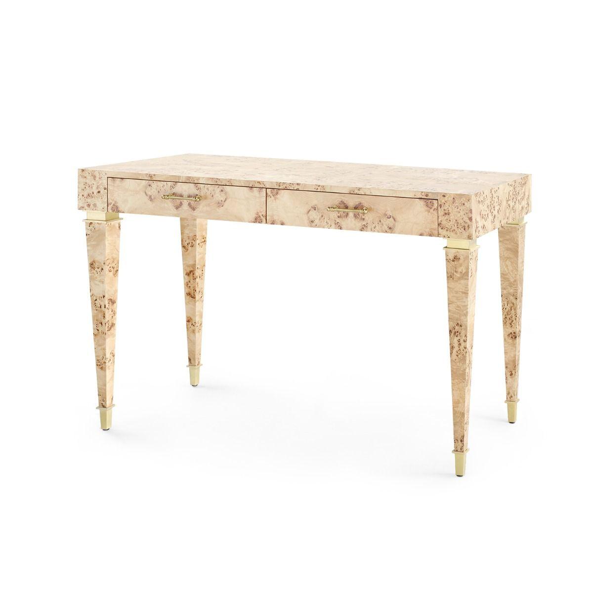 HELENA DESK, BURL - Maison Vogue