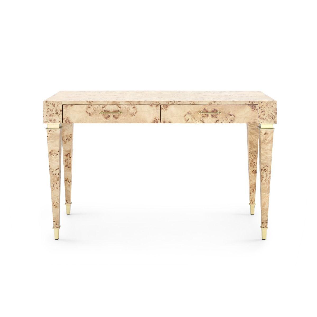 HELENA DESK, BURL - Maison Vogue