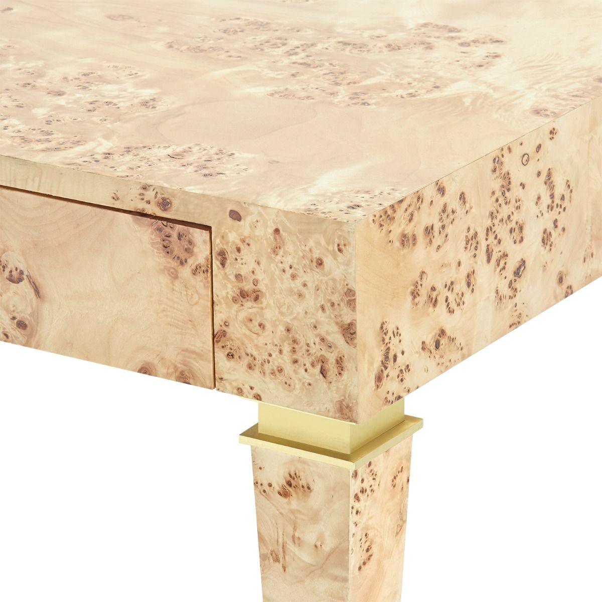 HELENA DESK, BURL - Maison Vogue
