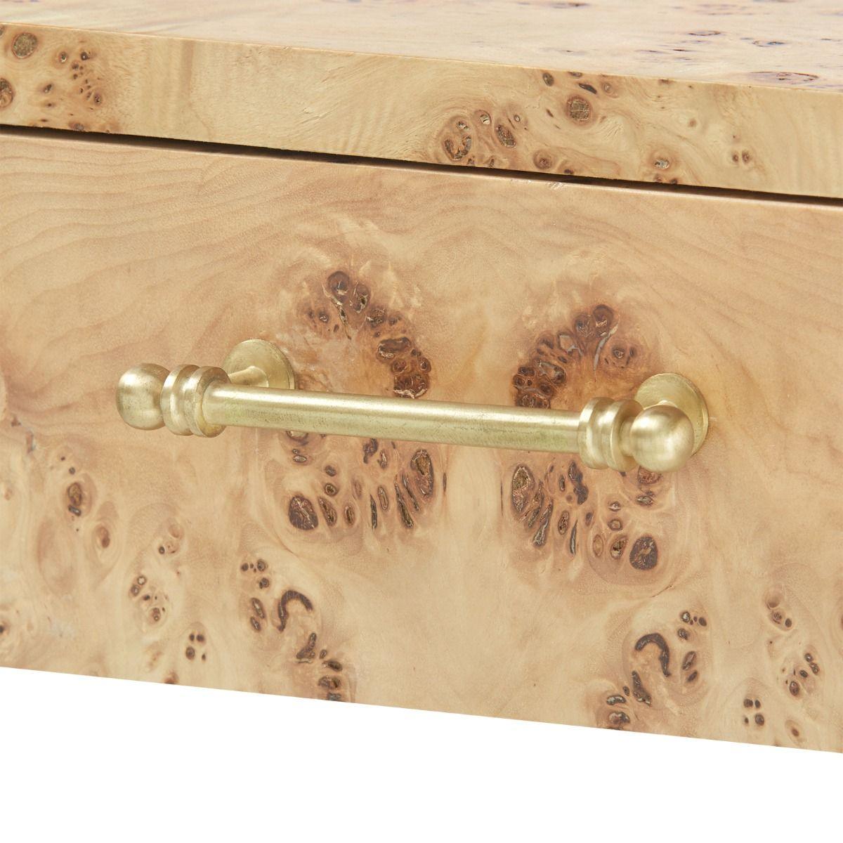 HELENA DESK, BURL - Maison Vogue