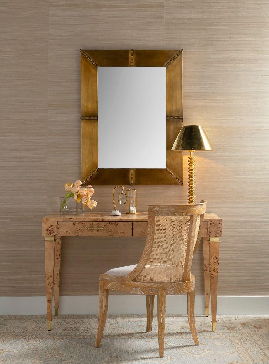 HELENA DESK, BURL - Maison Vogue