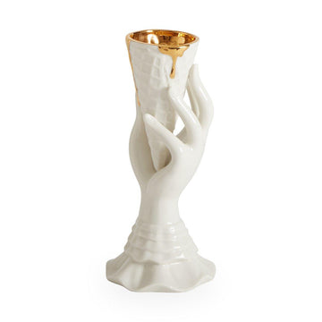 Gilded I-Scream Vase - Maison Vogue
