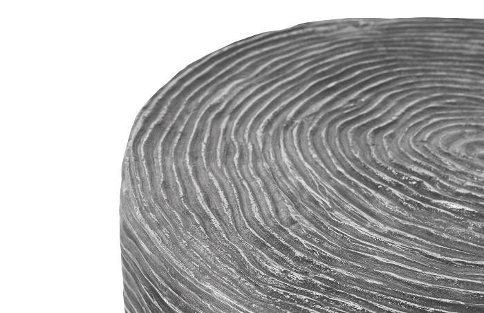 Ripple Gray Side Table - Maison Vogue