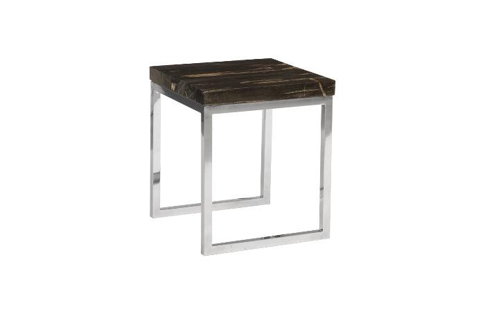 Petrified Wood Side Table Laminated - Maison Vogue