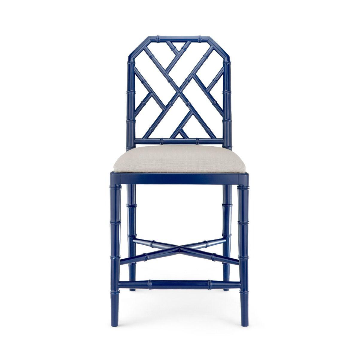 JARDIN COUNTER STOOL, NAVY BLUE - Maison Vogue