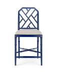 JARDIN COUNTER STOOL, NAVY BLUE - Maison Vogue