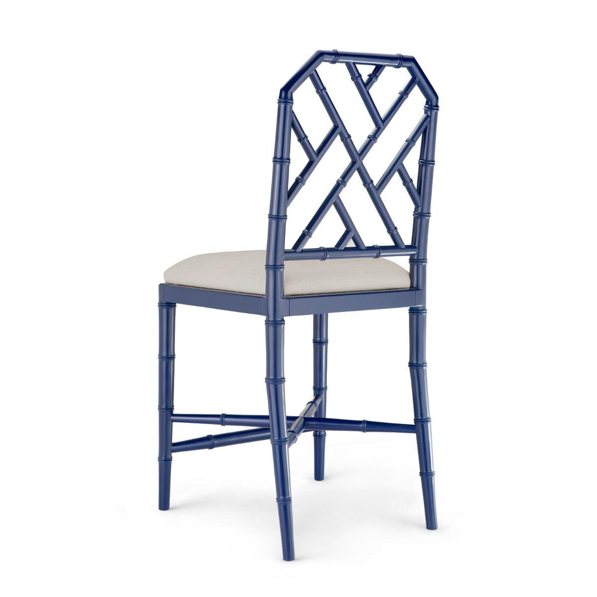 JARDIN COUNTER STOOL, NAVY BLUE - Maison Vogue