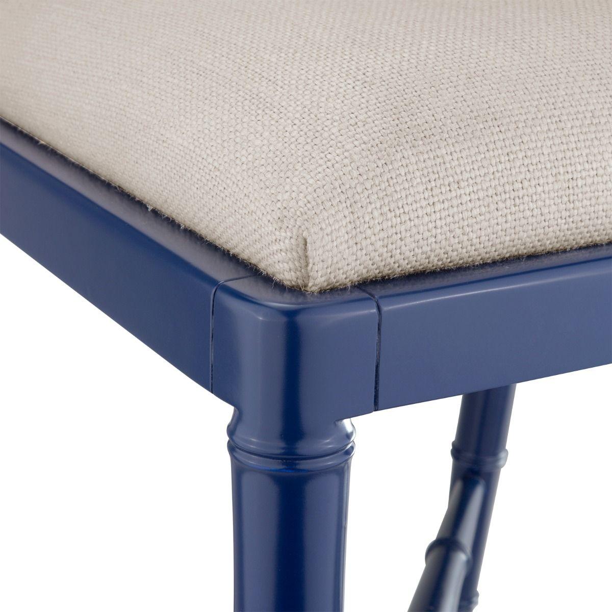 JARDIN COUNTER STOOL, NAVY BLUE - Maison Vogue
