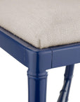JARDIN COUNTER STOOL, NAVY BLUE - Maison Vogue