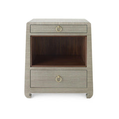 Ming 2-Drawer Side Table, Sage Green - Maison Vogue