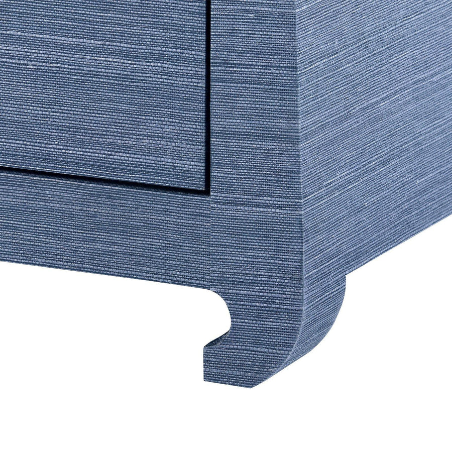 Ming 2-Drawer Side Table, Navy Blue - Maison Vogue