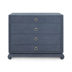 Ming Large 4-Drawer, Navy Blue - Maison Vogue