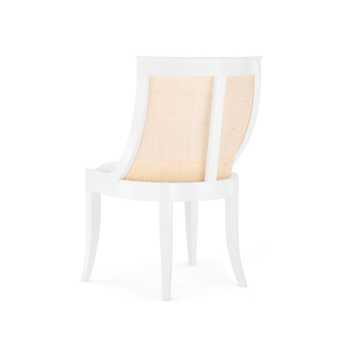 Monaco Armchair, White - Maison Vogue
